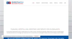 Desktop Screenshot of biberach-baeckereitechnik.de